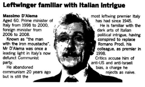 d'alema financial times