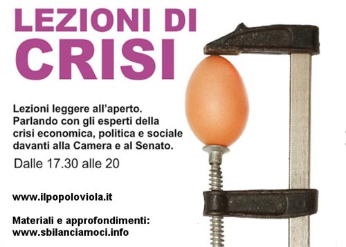 Lezioni di crisi davanti a Camera e Senato