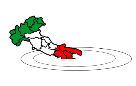 Rischio povertà in forte aumento in Italia