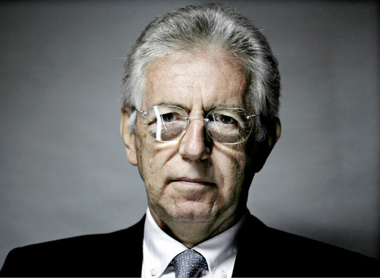 Monti "riscrive" la politica