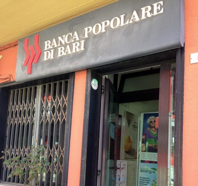 Banca Popolare di Bari: sospesa da Corte d'Appello multa Consob