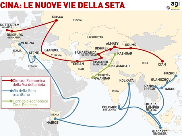 L’Italia sulla Via della Seta. Opposizione degli USA