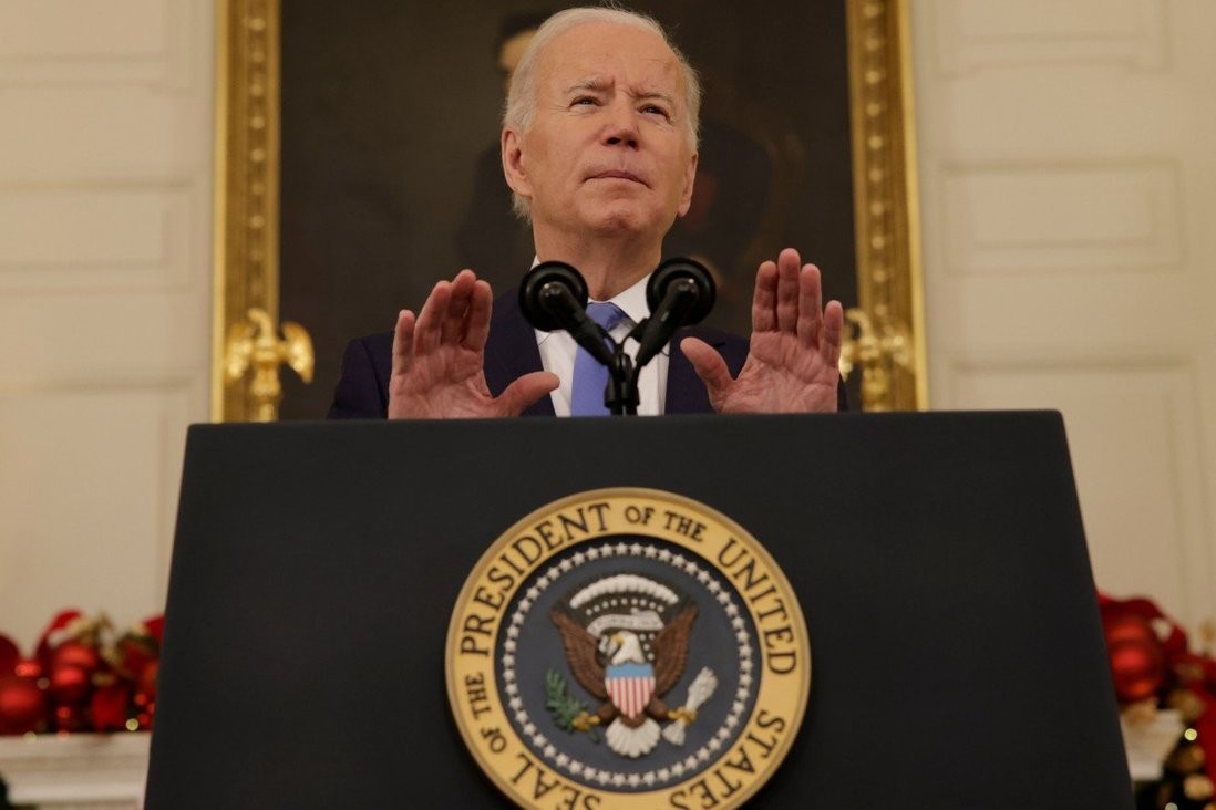 Biden ha fatto il punto sulla variante Omicron a Natale